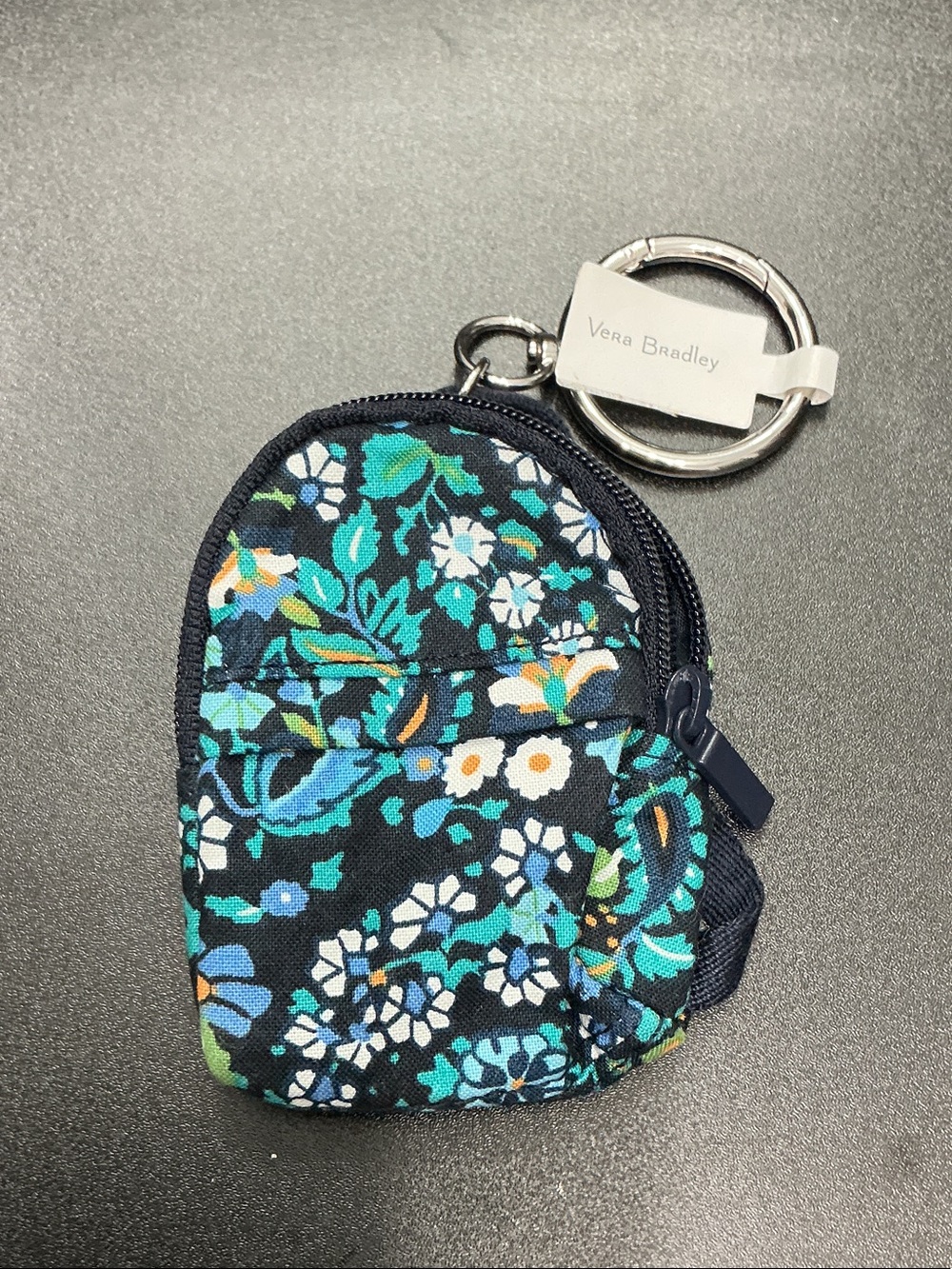 Vera Bradley Floral Mini Backpack Bag Charm NWT